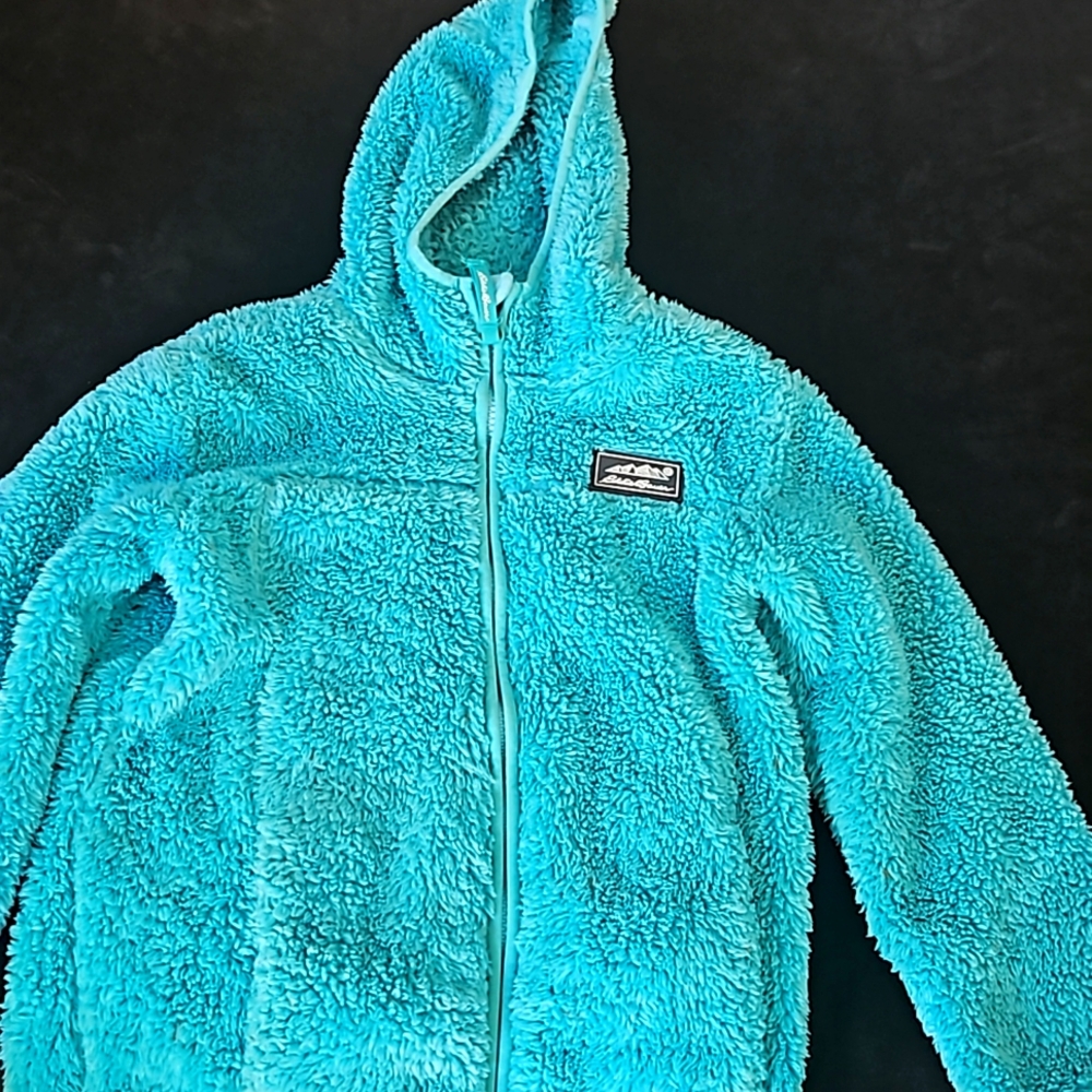 Eddie Bauer Girls Fleece Jacket Sz XS( 5/6 )